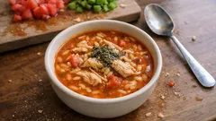 Tek tencerede tavuklu şehriye çorbası: salçayı kavurunca lezzeti bambaşka oluyor